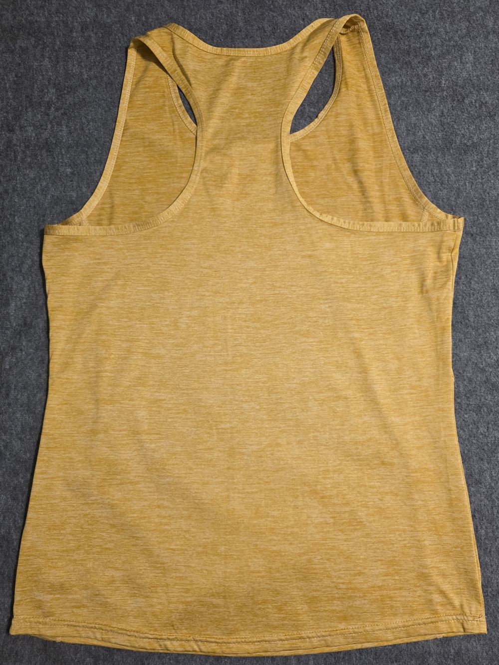 Game Time Yellow Racerback Athletic Tank - Picture 2 of 3